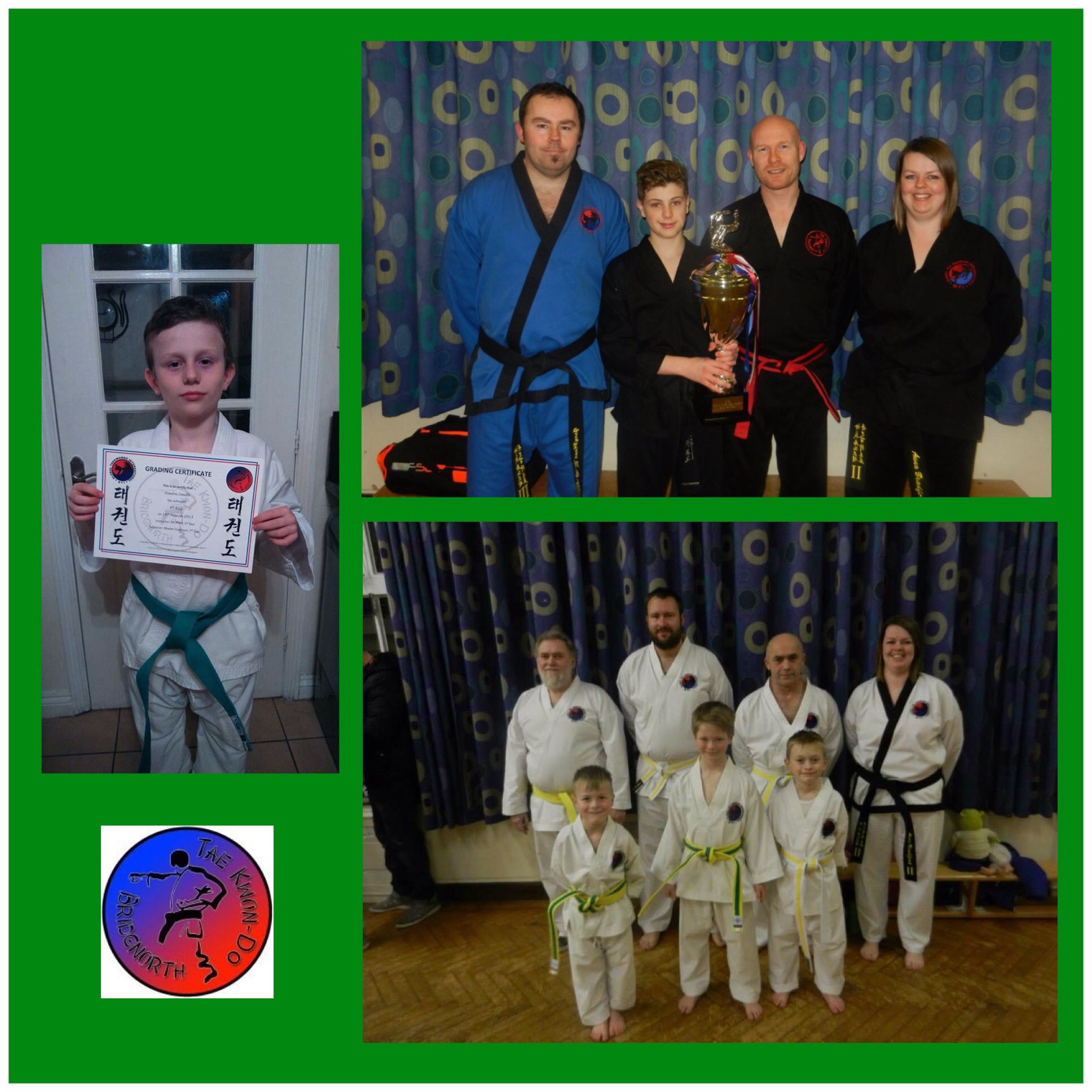 Grading and competitive success for Bridgnorth Tae Kwon-Do